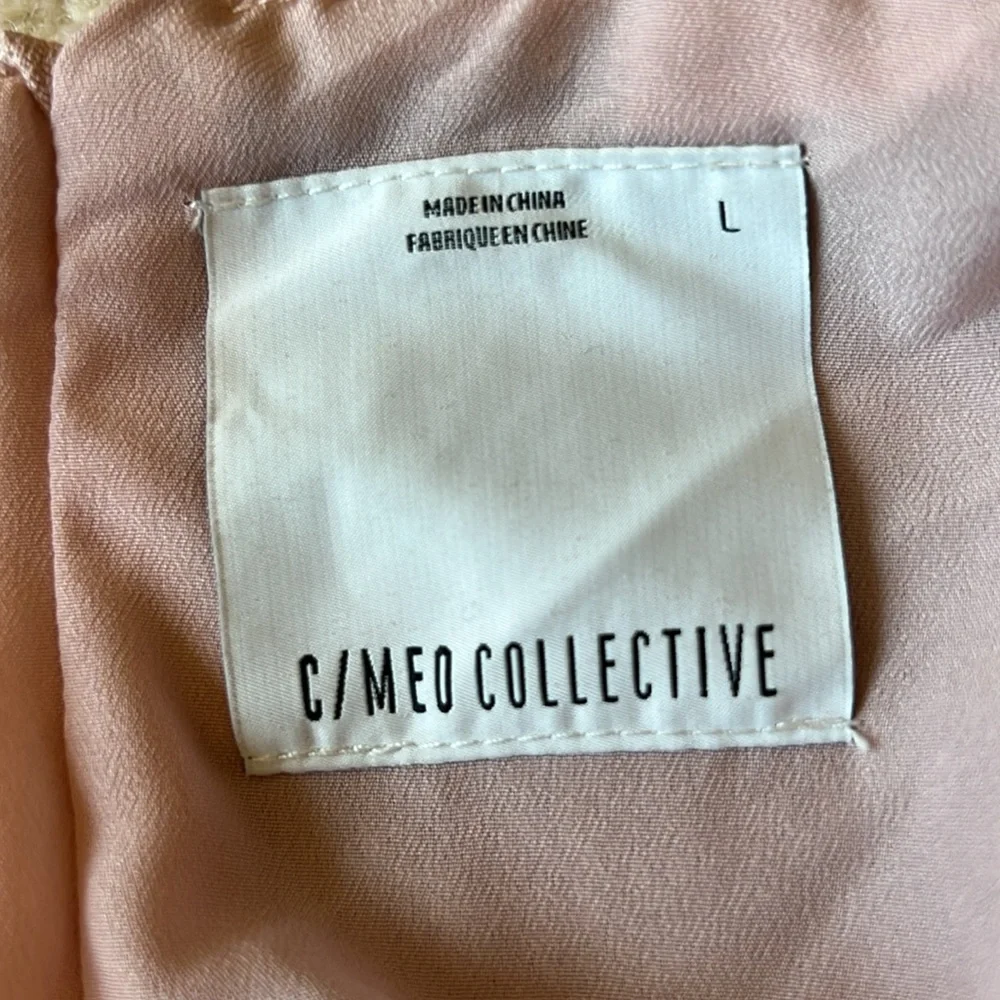 Gorgeous rose silver sequin dress size L, by C/MEO Collective - Picture 10 of 11